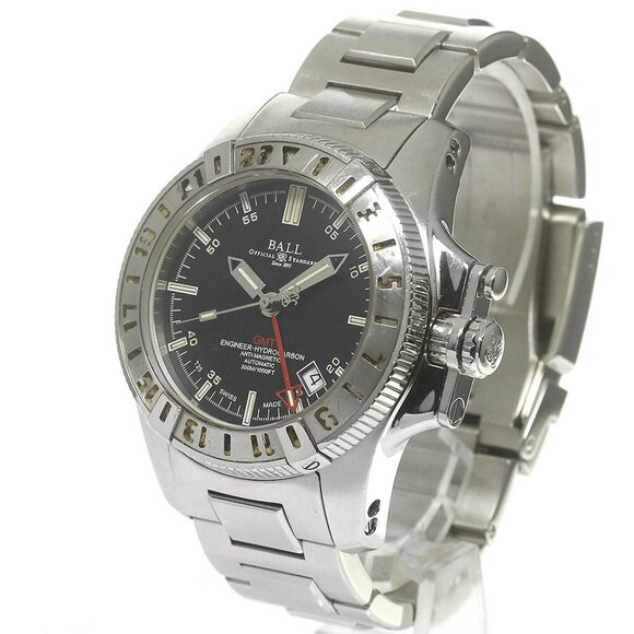 BALLWATCH Engineer Hydrocarbon DG1016A-SJ-BK GMT Black Dial Auto Men's - Picture 3 of 7